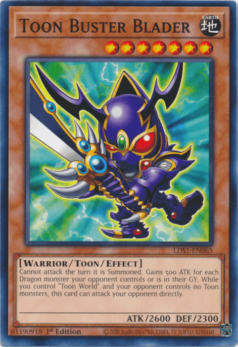 Toon Buster Blader [LDS1-EN065] Common (ONLINE ORDER ONLY)
