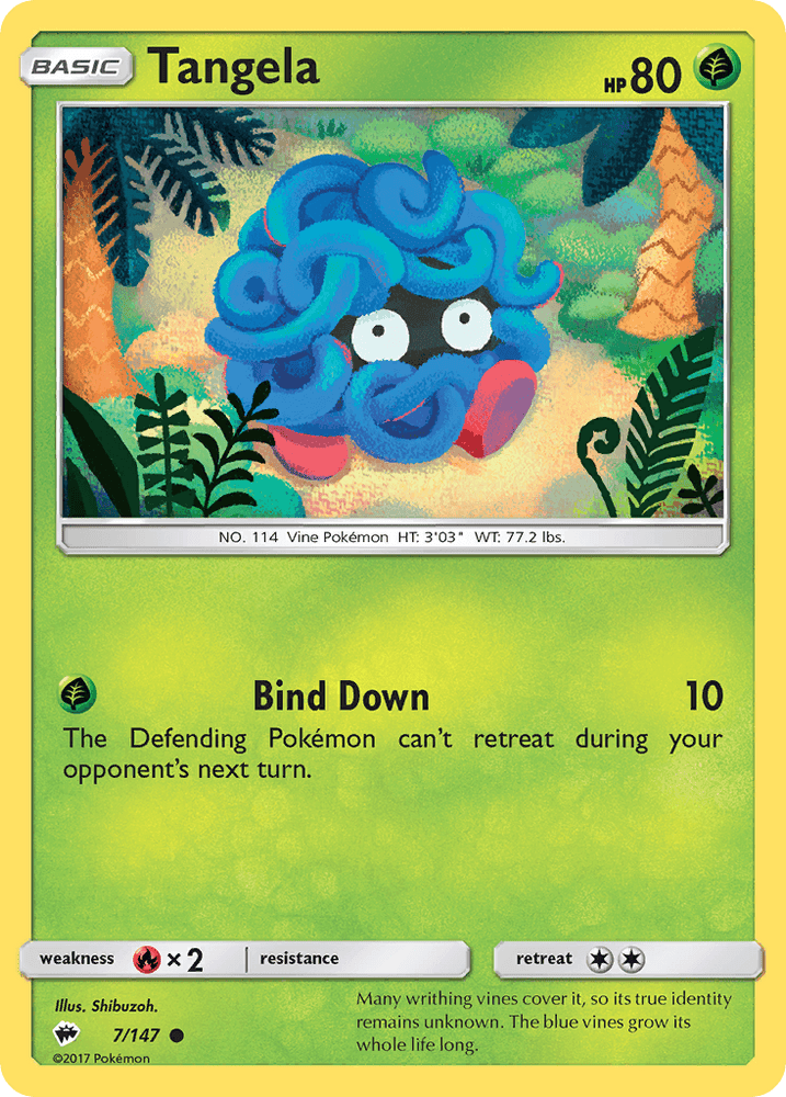 Tangela (7/147) [Sun & Moon: Burning Shadows] (Online Only)