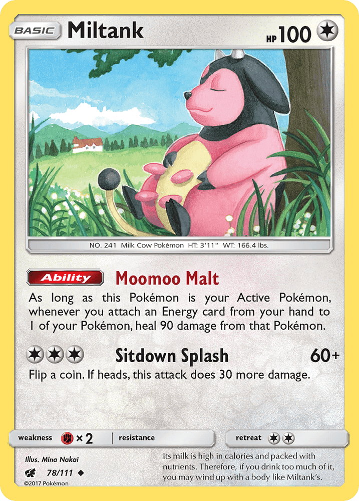 Miltank (78/111) [Sun & Moon: Crimson Invasion] (Online Only)