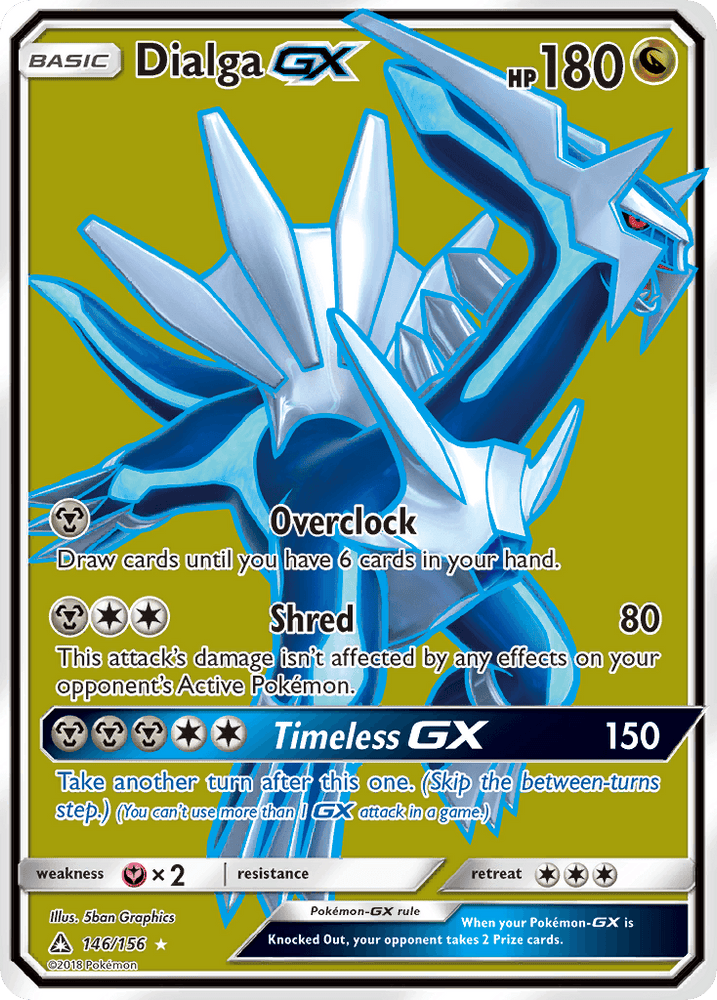 Dialga GX (146/156) [Sun & Moon: Ultra Prism] (Online Only)
