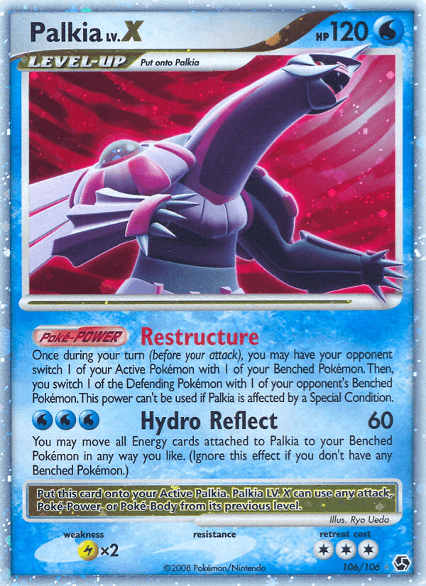 Palkia LV.X (106/106) [Diamond & Pearl: Great Encounters] (Online Only)