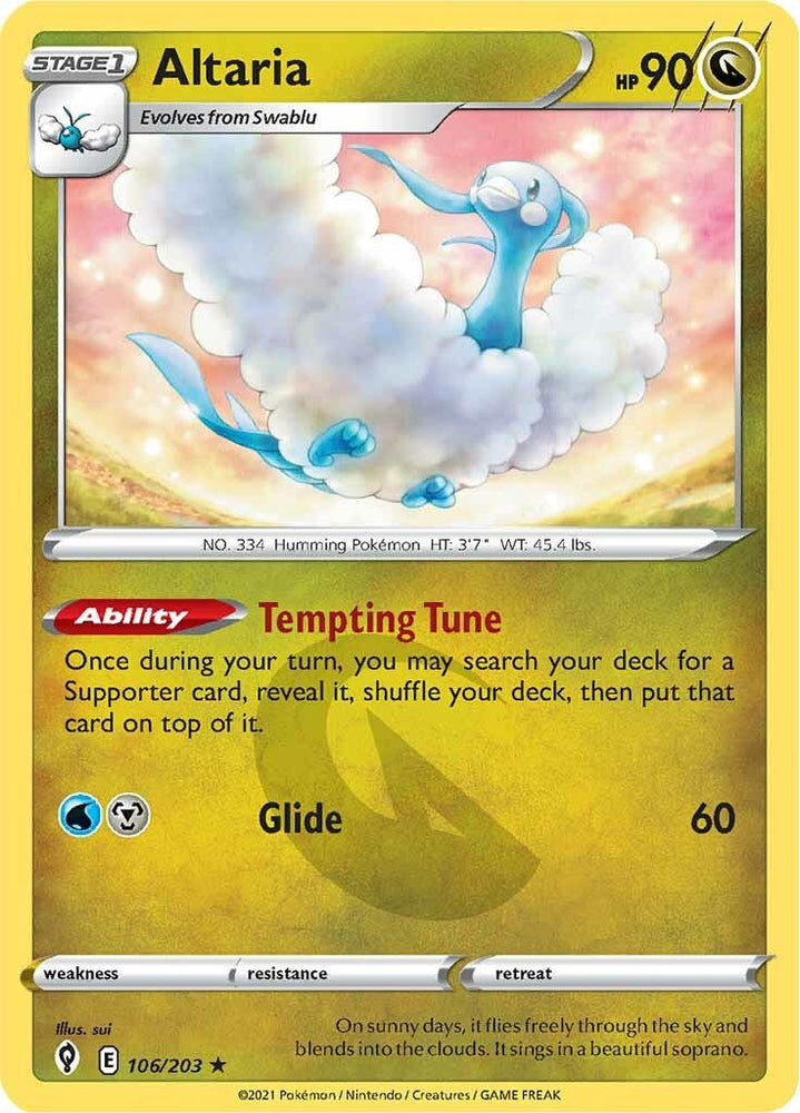 Altaria (106/203) [Sword & Shield: Evolving Skies] (Online Only)
