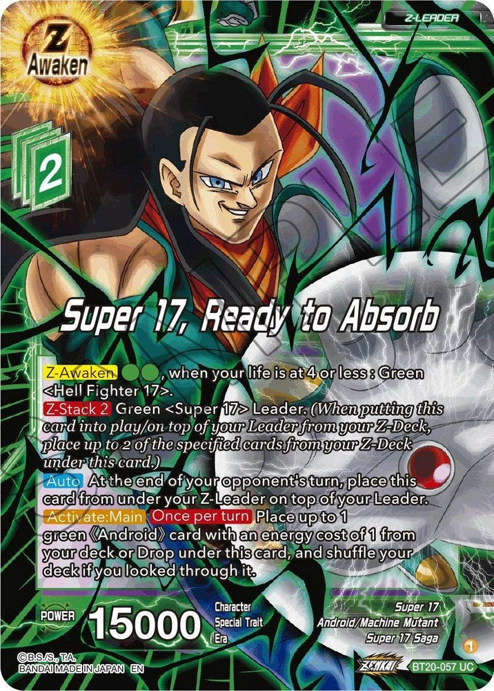 Super 17, Ready to Absorb (BT20-057) [Power Absorbed] (ONLINE ORDER ONLY)