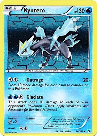 Kyurem (34/101) (Cosmos Holo) [Black & White: Noble Victories] (Online Only)