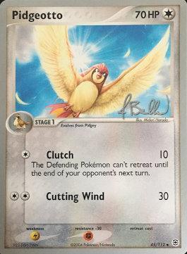 Pidgeotto (45/112) (Eeveelutions - Jimmy Ballard) [World Championships 2006] (Online Only)