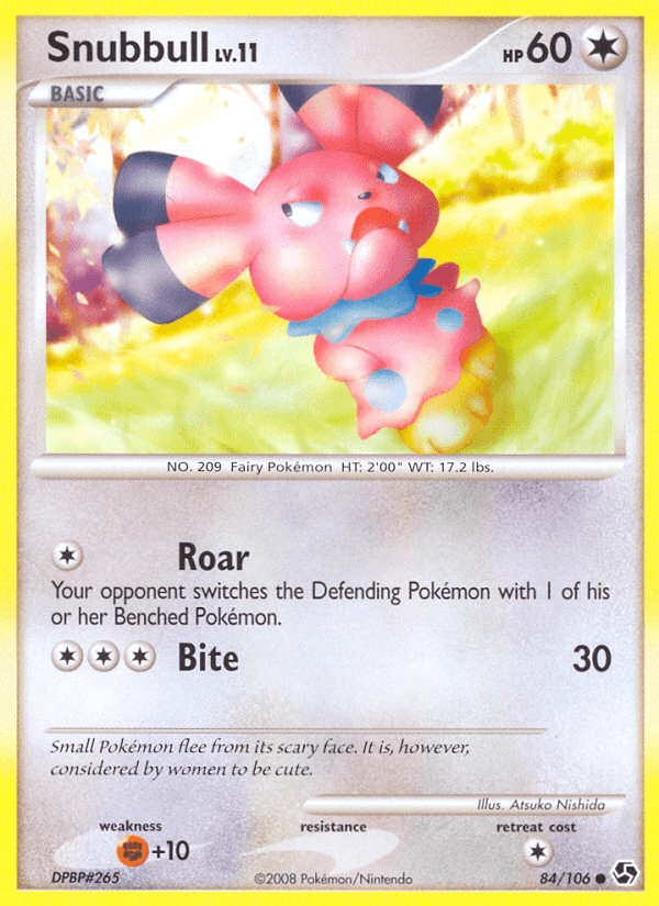 Snubbull (84/106) [Diamond & Pearl: Great Encounters] (Online Only)