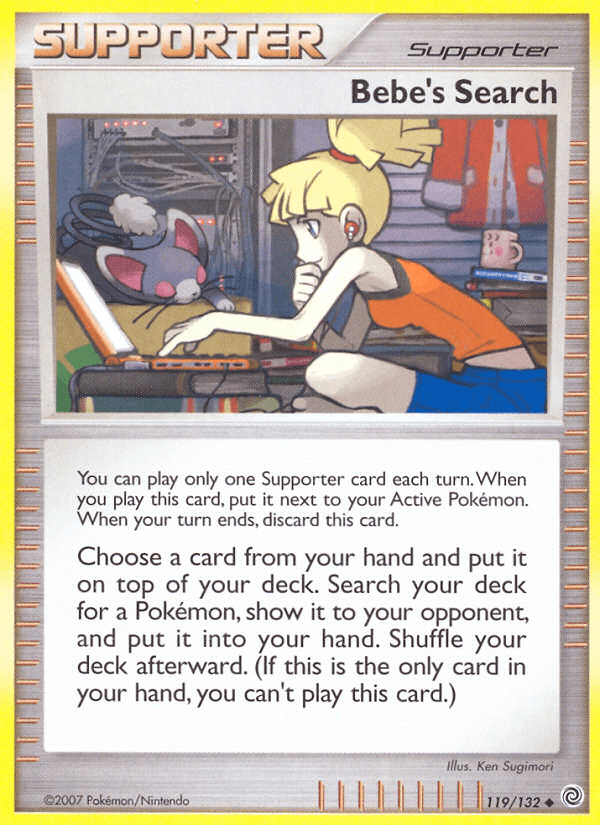 Bebe's Search (119/132) [Diamond & Pearl: Secret Wonders] (Online Only)
