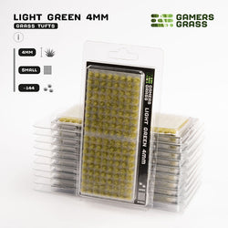 Gamers Grass Tufts: Light Green 4mm- Small (ONLINE ORDER ONLY)