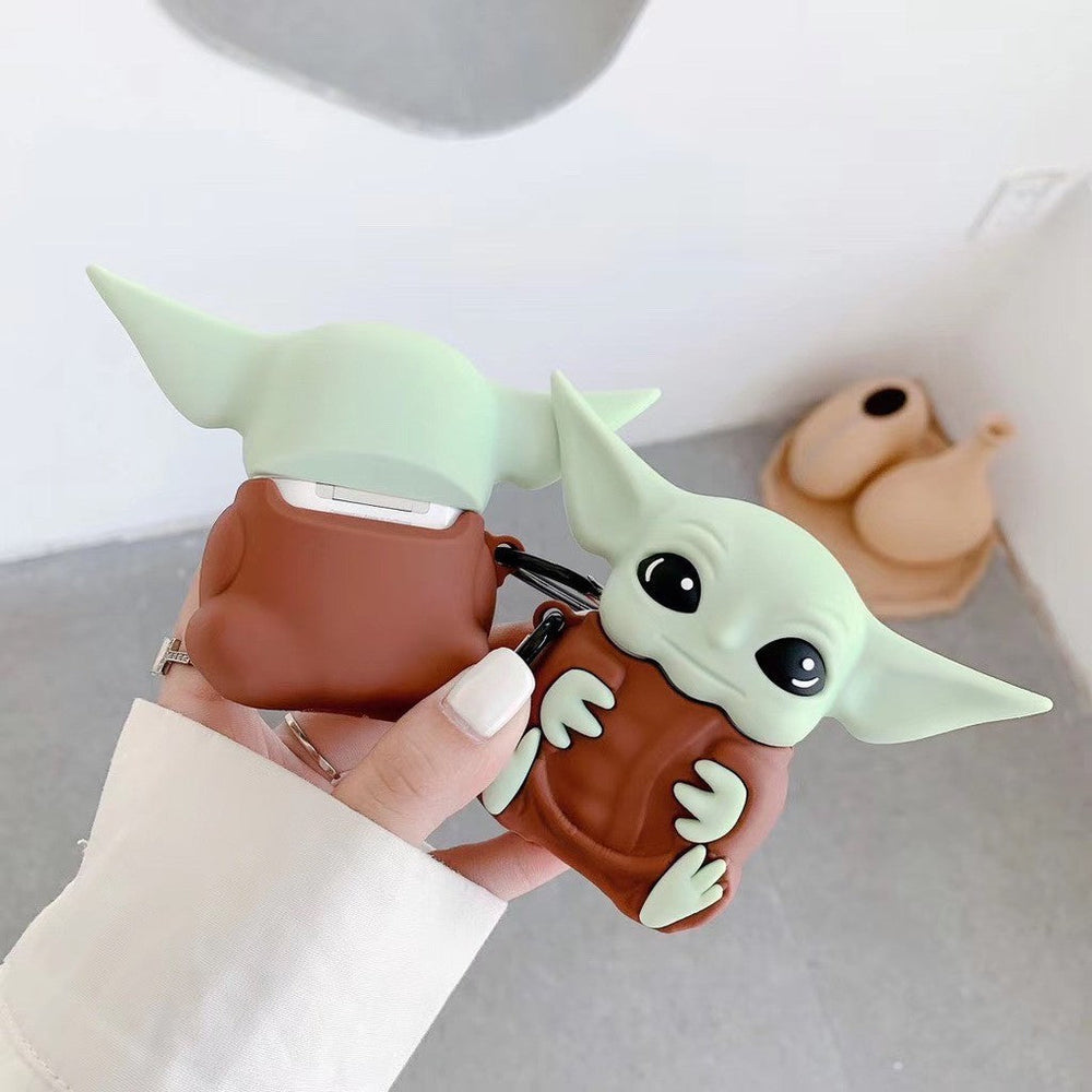 Star Wars Airpod Case Mandalorian Baby Yoda Grogu Silicon bumper keychain (ONLINE ORDER ONLY)