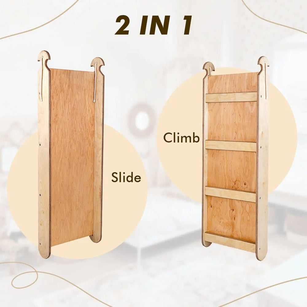 5in1 Montessori Climbing Set: Triangle Ladder + Climbing Arch + Slide Board + Climbing Net + Art Addition (ONLINE ORDER ONLY)