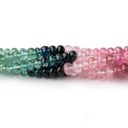 5mm Afghani Tourmaline Plain Rondelle Beads 18 inch 142 pieces AAA (ONLINE ORDER ONLY)