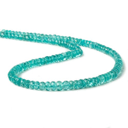 5mm Apatite faceted rondelle Beads 16 inch 13 pieces AA (ONLINE ORDER ONLY)