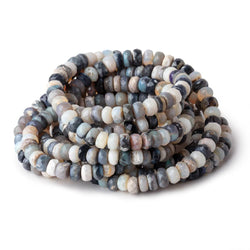 5mm Australian Opal Faceted Rondelle Beads 16 inch 128 pieces AA (ONLINE ORDER ONLY)