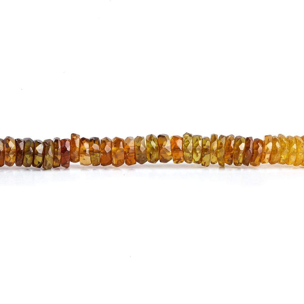 5mm Brown Multi-tonal Tourmaline Faceted Heshi (ONLINE ORDER ONLY)