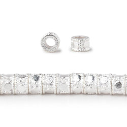 5mm Dotted Cylinder Tube Beads 8 inch 48 pieces (ONLINE ORDER ONLY)