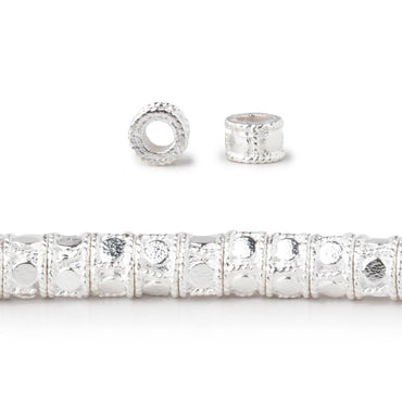 5mm Dotted Cylinder Tube Beads 8 inch 48 pieces (ONLINE ORDER ONLY)