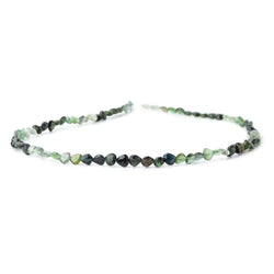 5mm Indicolite & Green Tourmaline Faceted Heart Beads 16 inch 78 pieces (ONLINE ORDER ONLY)