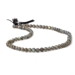 5mm Labradorite Faceted Round Beads 13.5 inch 70 pieces (ONLINE ORDER ONLY)