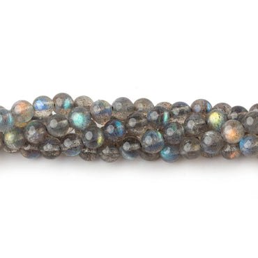 5mm Labradorite plain round beads 16 inch 80 pieces AA (ONLINE ORDER ONLY)