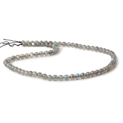 5mm Labradorite plain round beads 16 inch 80 pieces AA (ONLINE ORDER ONLY)