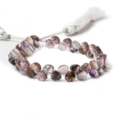 5mm Lepidocrocite faceted petite heart beads 6 inch 50 pieces (ONLINE ORDER ONLY)