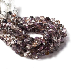 5mm Lepidocrocite faceted petite heart beads 6 inch 50 pieces (ONLINE ORDER ONLY)