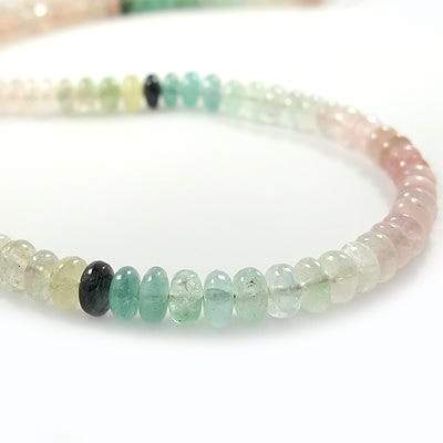 5mm Multi Color Afghani Tourmaline Plain Rondelle (ONLINE ORDER ONLY)