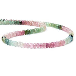 5mm Multi Color Afghani Tourmaline Plain Rondelle (ONLINE ORDER ONLY)