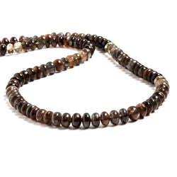 5mm Multi Color Cat's Eye Scapolite plain rondelle 18 inch 129 beads (ONLINE ORDER ONLY)