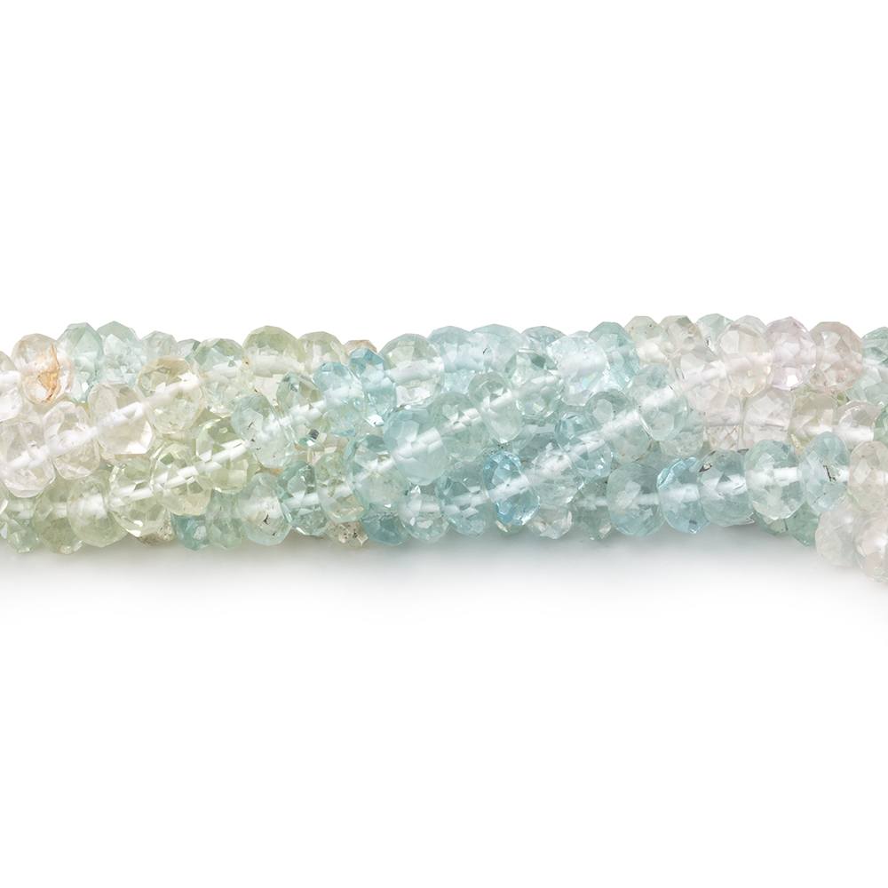 3mm Multi-colored Beryl Faceted Rondelle Beads 15 inches 122 pieces (ONLINE ORDER ONLY)