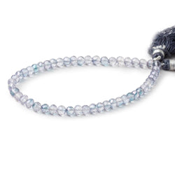 5mm Mystic Blue Topaz Faceted Round Beads 8 inch 47 pieces (ONLINE ORDER ONLY)
