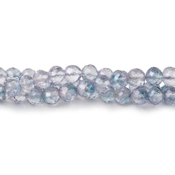 5mm Mystic Blue Topaz Faceted Round Beads 8 inch 47 pieces (ONLINE ORDER ONLY)