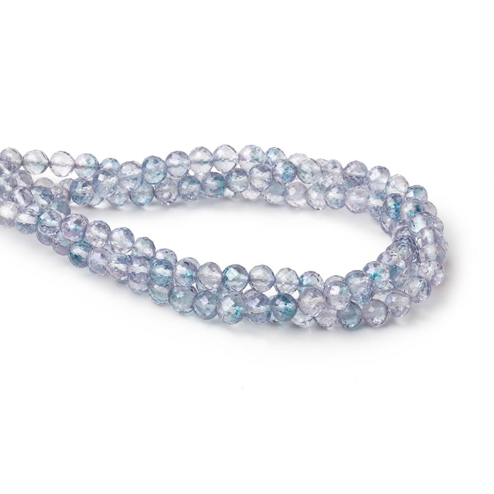 5mm Mystic Blue Topaz Faceted Round Beads 8 inch 47 pieces (ONLINE ORDER ONLY)