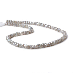 5mm Mystic Platinum Moonstone faceted rondelles 16 inch 100 beads A (ONLINE ORDER ONLY)
