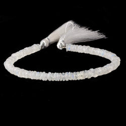 5mm Rainbow Moonstone faceted Heshi beads 8 inch 115 pieces A (ONLINE ORDER ONLY)