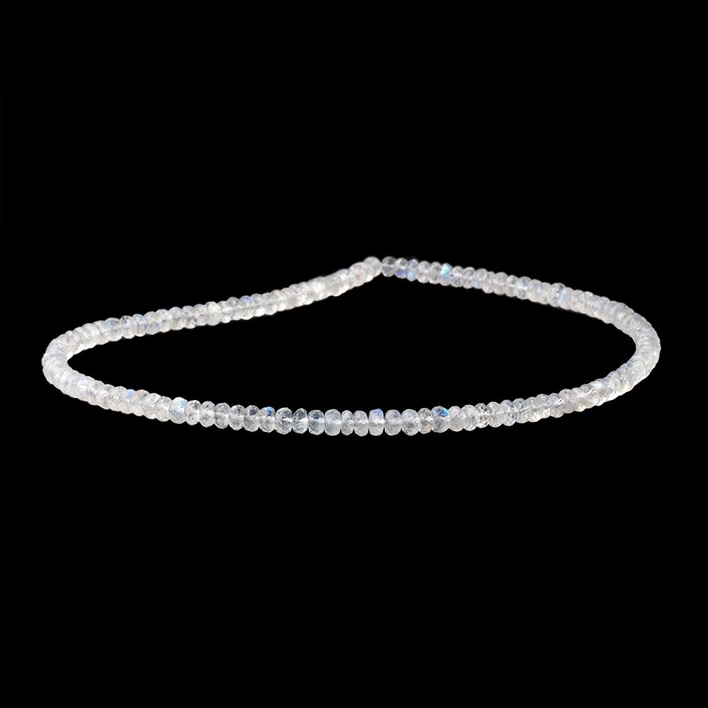 5mm Rainbow Moonstone Faceted Rondelle Beads 14 inch 118 pieces (ONLINE ORDER ONLY)
