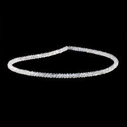 5mm Rainbow Moonstone Faceted Rondelle Beads 14 inch 118 pieces (ONLINE ORDER ONLY)