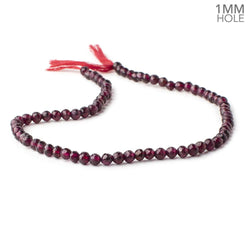 5mm Rhodolite Garnet Faceted Round Beads 13 inch 76 pieces 1mm Hole (ONLINE ORDER ONLY)