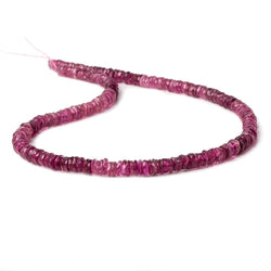5mm Rubelite Tourmaline Faceted Rondelle Beads 13.5 inch 160 pcs (ONLINE ORDER ONLY)