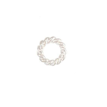 5mm Sterling Silver Twisted Jumpring 25 pcs per bag (ONLINE ORDER ONLY)