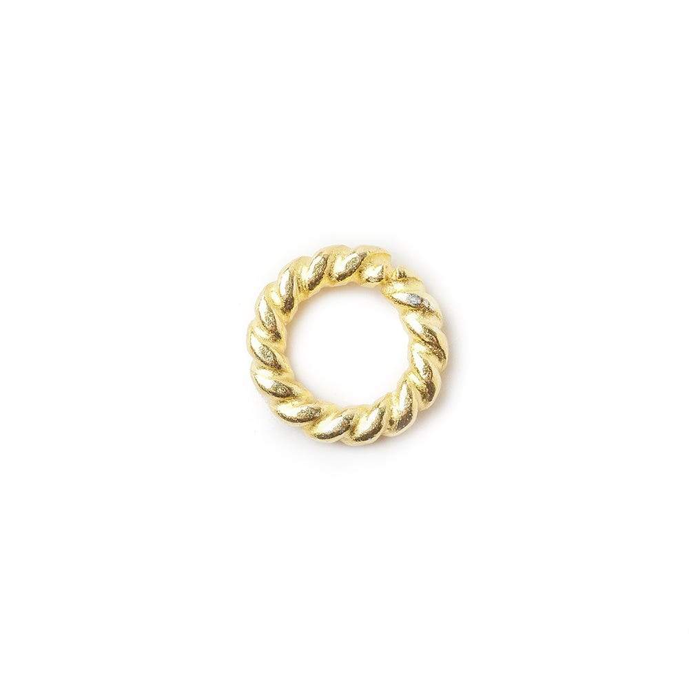 5mm Vermeil Twisted Jump Rings 25 pieces per bag (ONLINE ORDER ONLY)