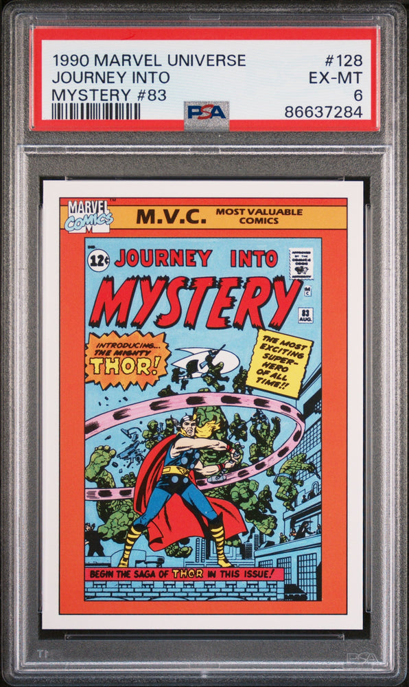 1990 MARVEL UNIVERSE JOURNEY INTO MYSTERY #83 #128 - PSA 6 (Online Order Only)