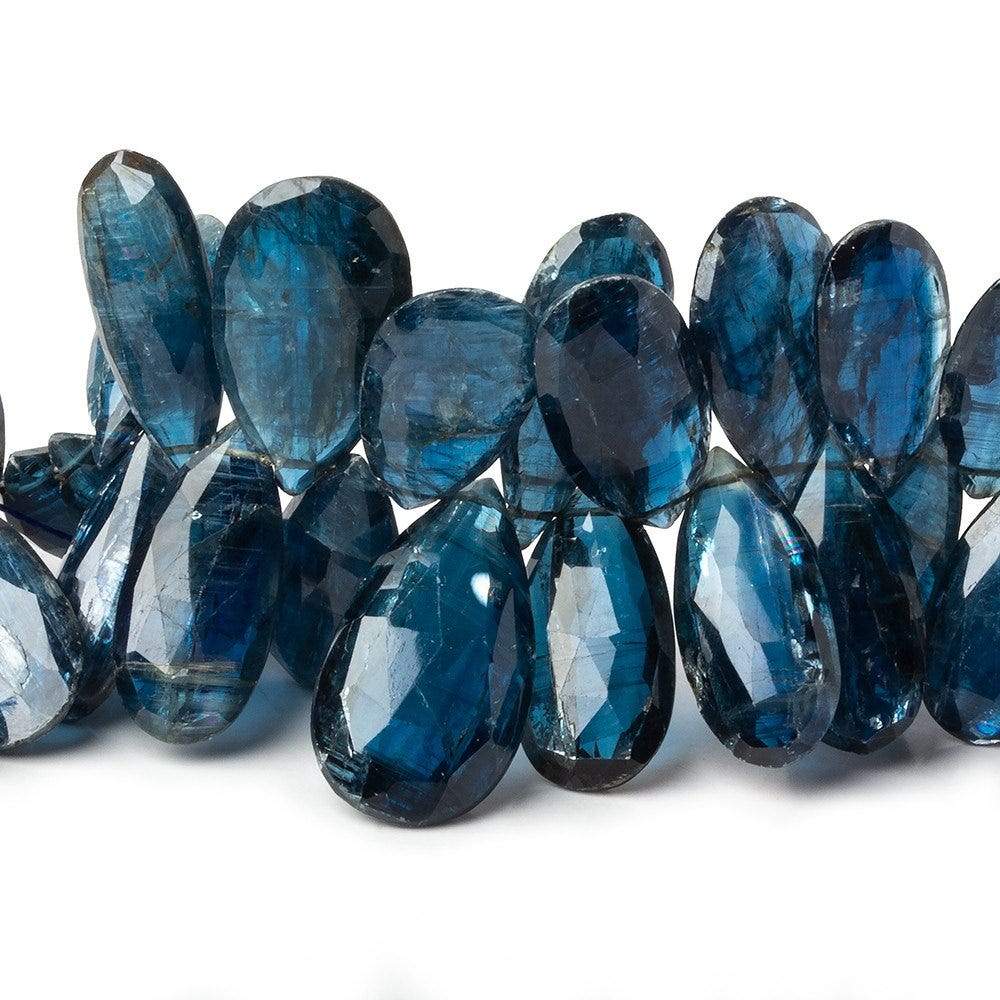 12x5mm Kyanite Faceted Pear Beads 7.5 inch 56 pieces (ONLINE ORDER ONLY)