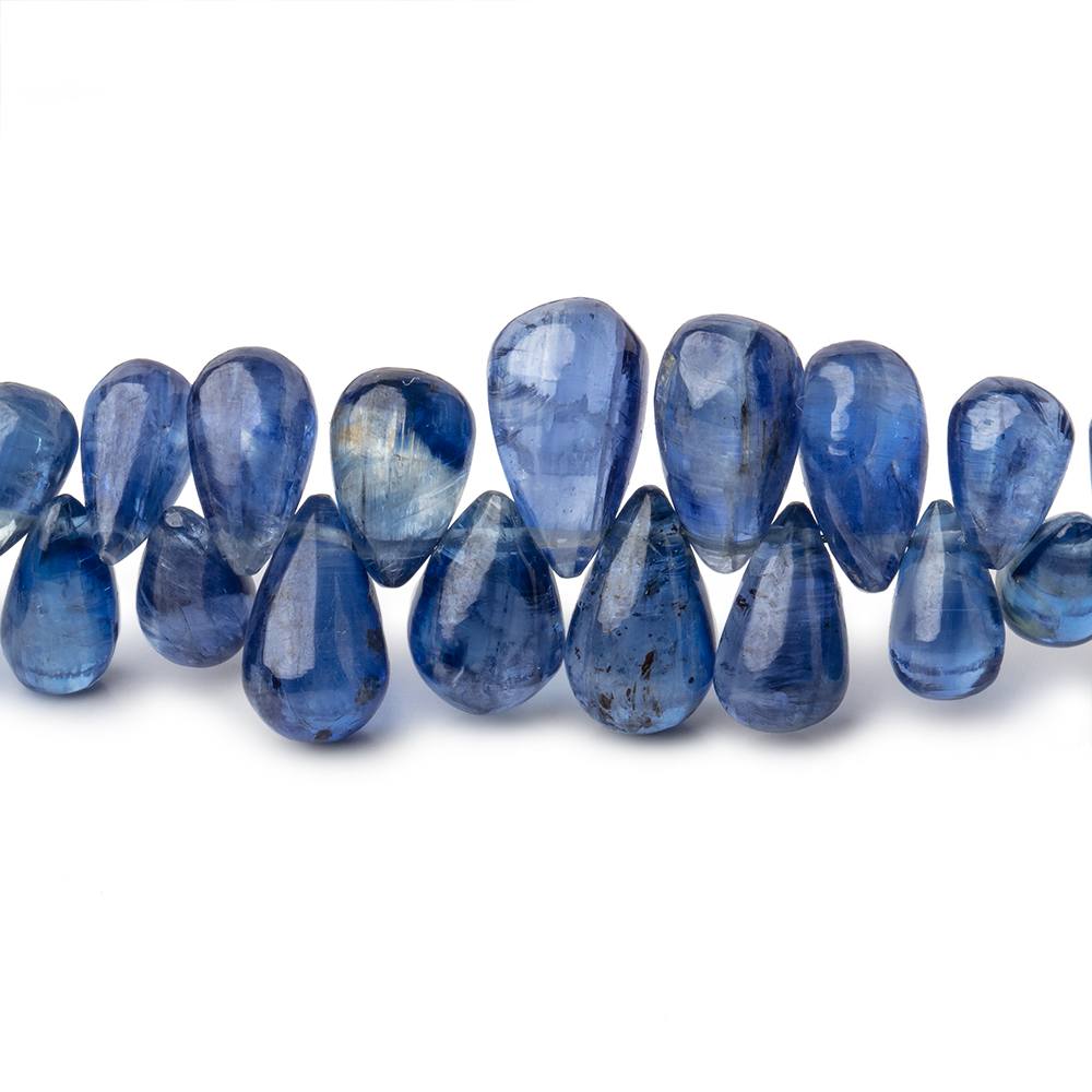 5x2-11x6mm Kyanite Plain Tear Drop Beads 10 inch 103 pieces AA (ONLINE ORDER ONLY)