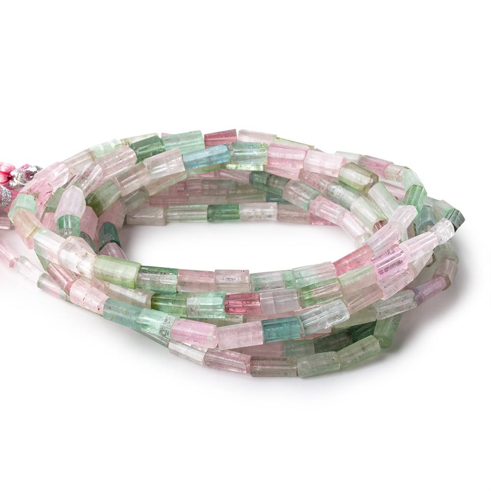 5x3-10x5mm Afghani Tourmaline Natural Tube Beads 17 inch 51 pieces AAA (ONLINE ORDER ONLY)