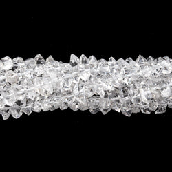 5x3-6x4mm Double Terminated Crystal Quartz 16 inch 136 beads (ONLINE ORDER ONLY)