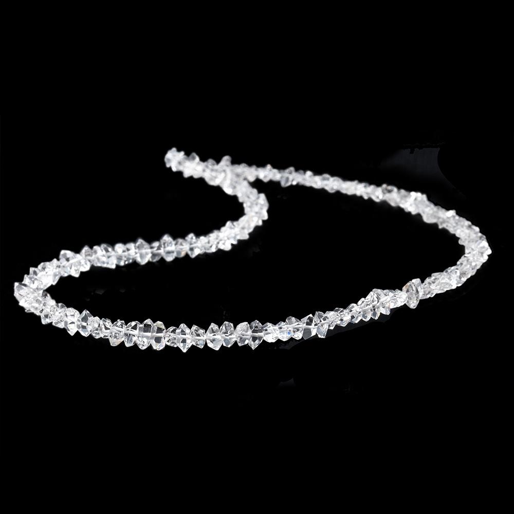5x3-6x4mm Double Terminated Crystal Quartz 16 inch 136 beads (ONLINE ORDER ONLY)