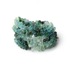 5x3-6x4mm Indicolite & Green Tourmaline Faceted Tear Drop 16 inch 187 Beads AA (ONLINE ORDER ONLY)