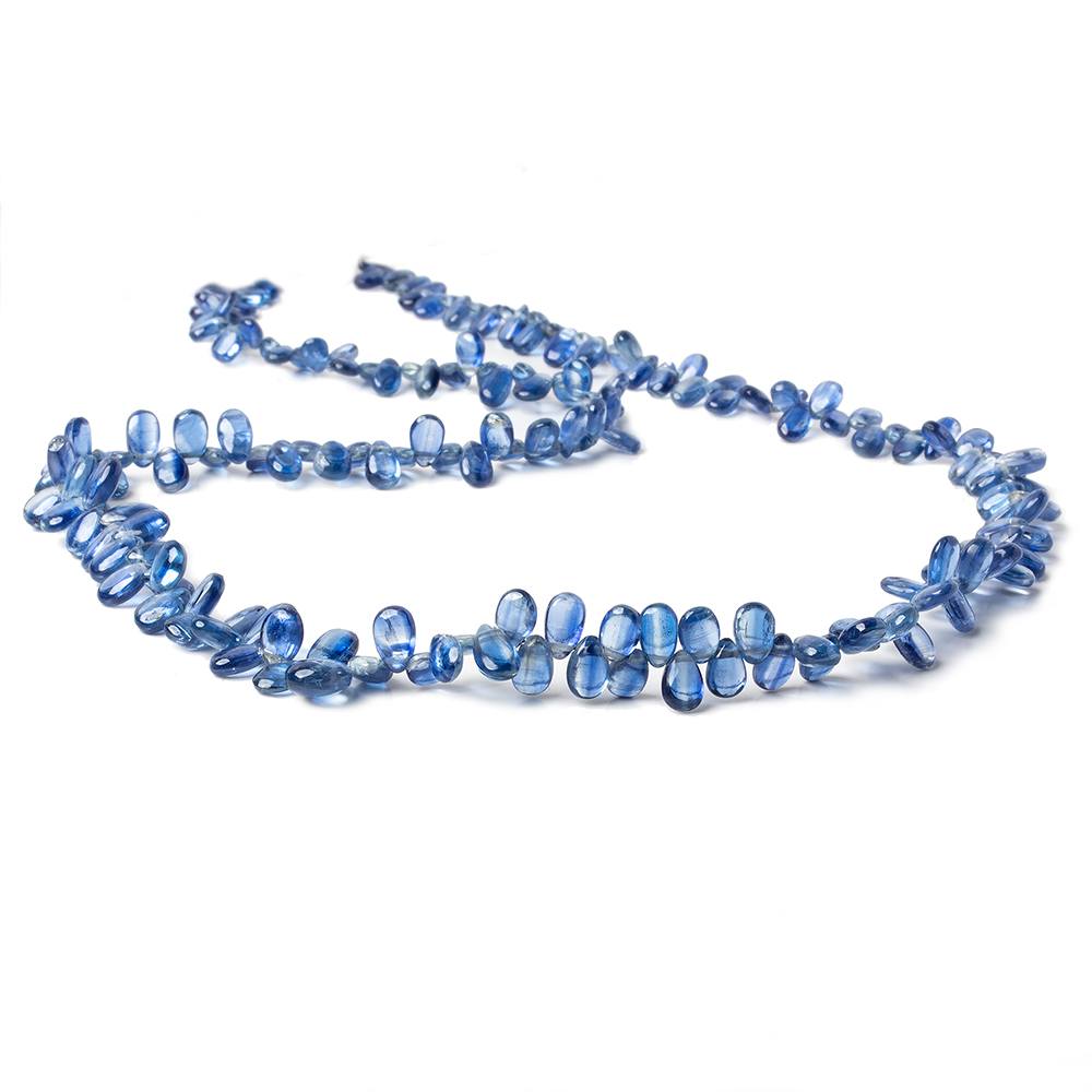 5x3-7x4mm Kyanite plain pear beads 18 inch 184 pieces AA (ONLINE ORDER ONLY)