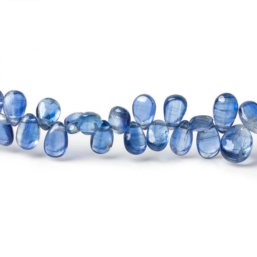 5x3-7x4mm Kyanite plain pear beads 18 inch 184 pieces AA (ONLINE ORDER ONLY)